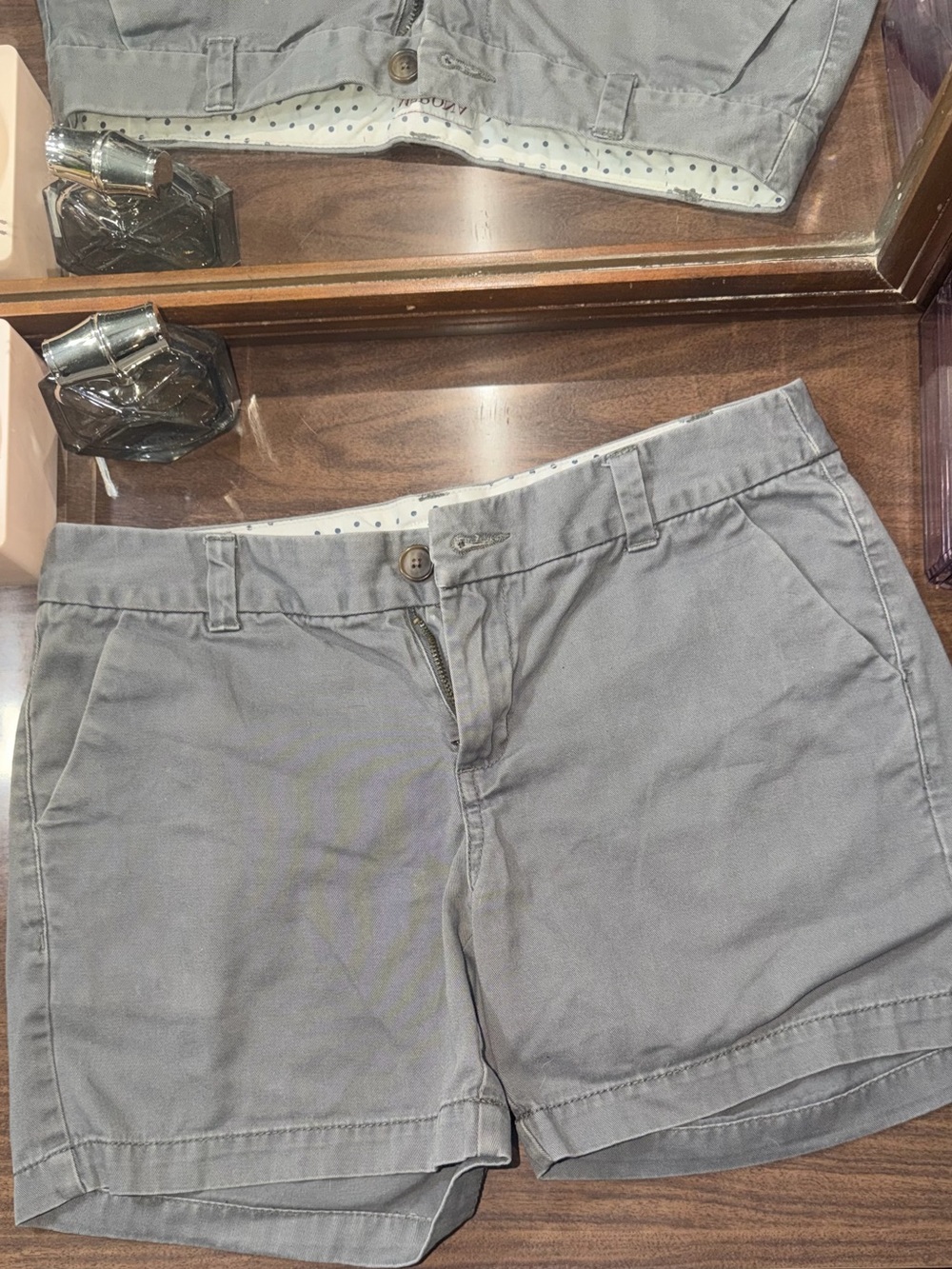 Merona Light Gray Women's Bermuda Shorts
